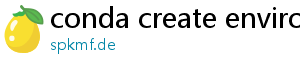 conda create environment